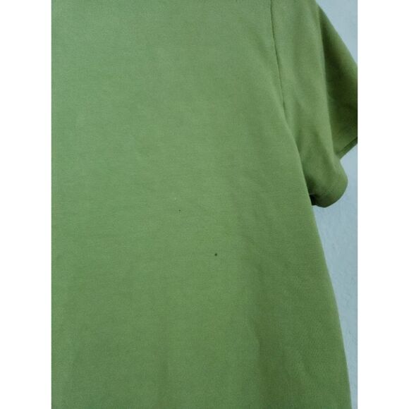 Eileen Fisher Green Short Sleeve Stretch Tee Top | Size XS - Picture 7 of 10